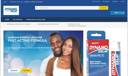 dynamodelay Africa website 
